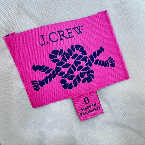 J Crew One-shoulder cotton poplin dress Ratti sail away print Nautical Coastal - Picture 4 of 7